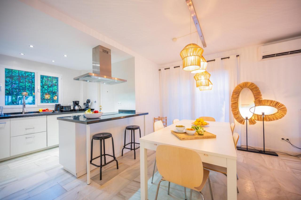 Typical Beach House Las Chapas Playa With Heated Pool Marbella Zewnętrze zdjęcie