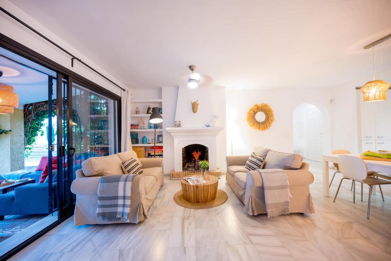 Typical Beach House Las Chapas Playa With Heated Pool Marbella Zewnętrze zdjęcie